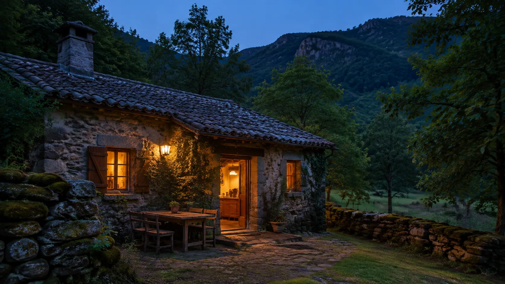 Casa rural rodeada de naturaleza