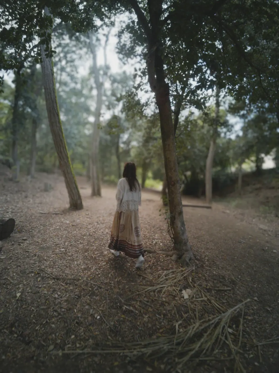 Walking slowly
